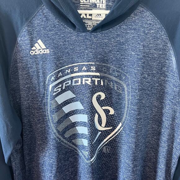 Adidas Ultimate Tee Climalite Men's Sporting Long Sleeved Shirt Size XL - Picture 6 of 7